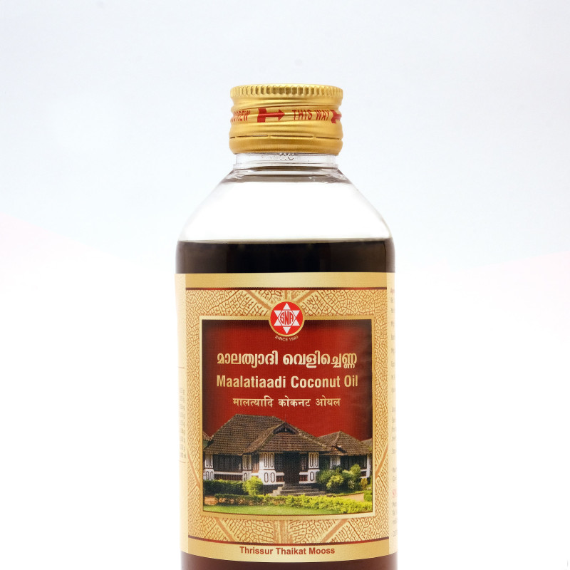 SNA OUSHADHASALA Maalatiaadi Coconut Oil Bottle of 200 ML