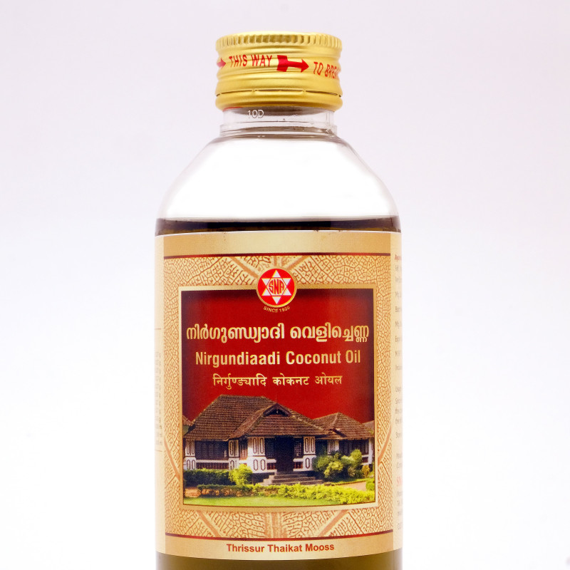 SNA OUSHADHASALA Nirgundiaadi Coconut Oil Bottle of 450 ML