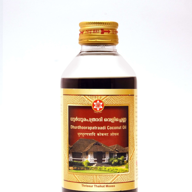 SNA OUSHADHASALA Dhurdhoorapatraadi Coconut Oil Bottle of 100 ML