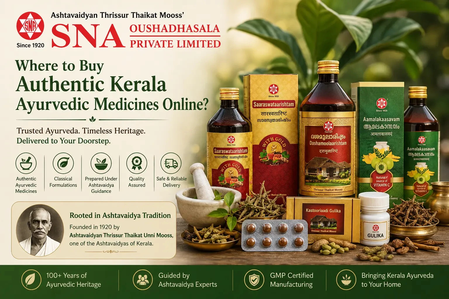 Where can we buy authentic Kerala Ayurvedic medicine online?