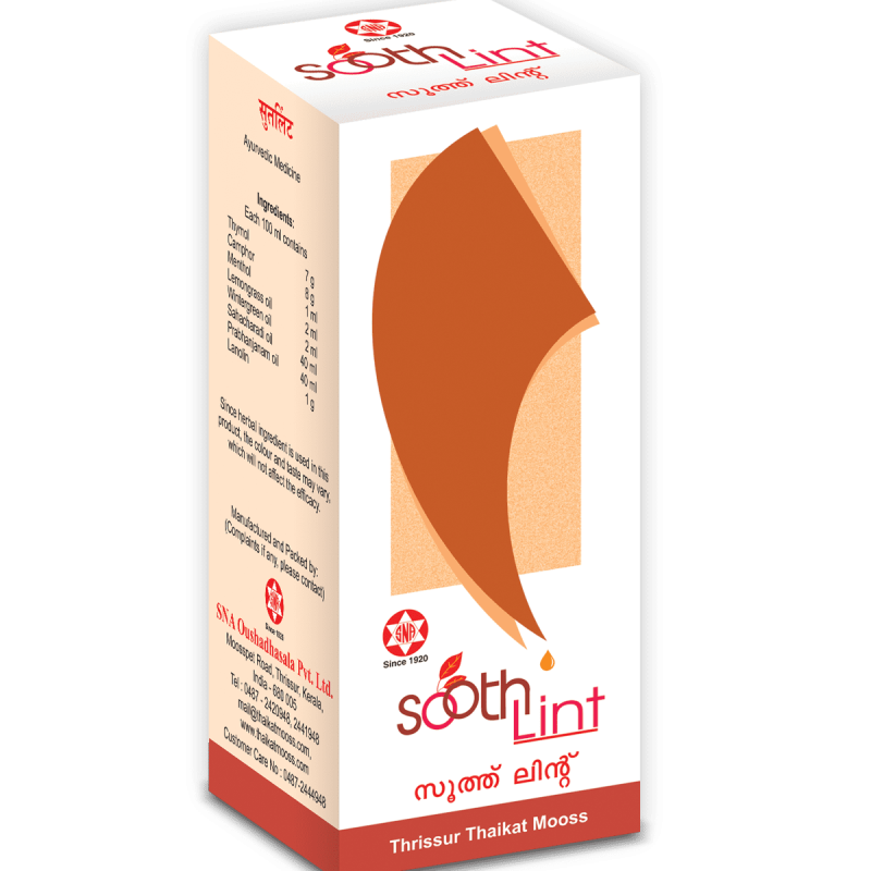 SNA OUSHADHASALA Sooth Lint Bottle of 30 ML